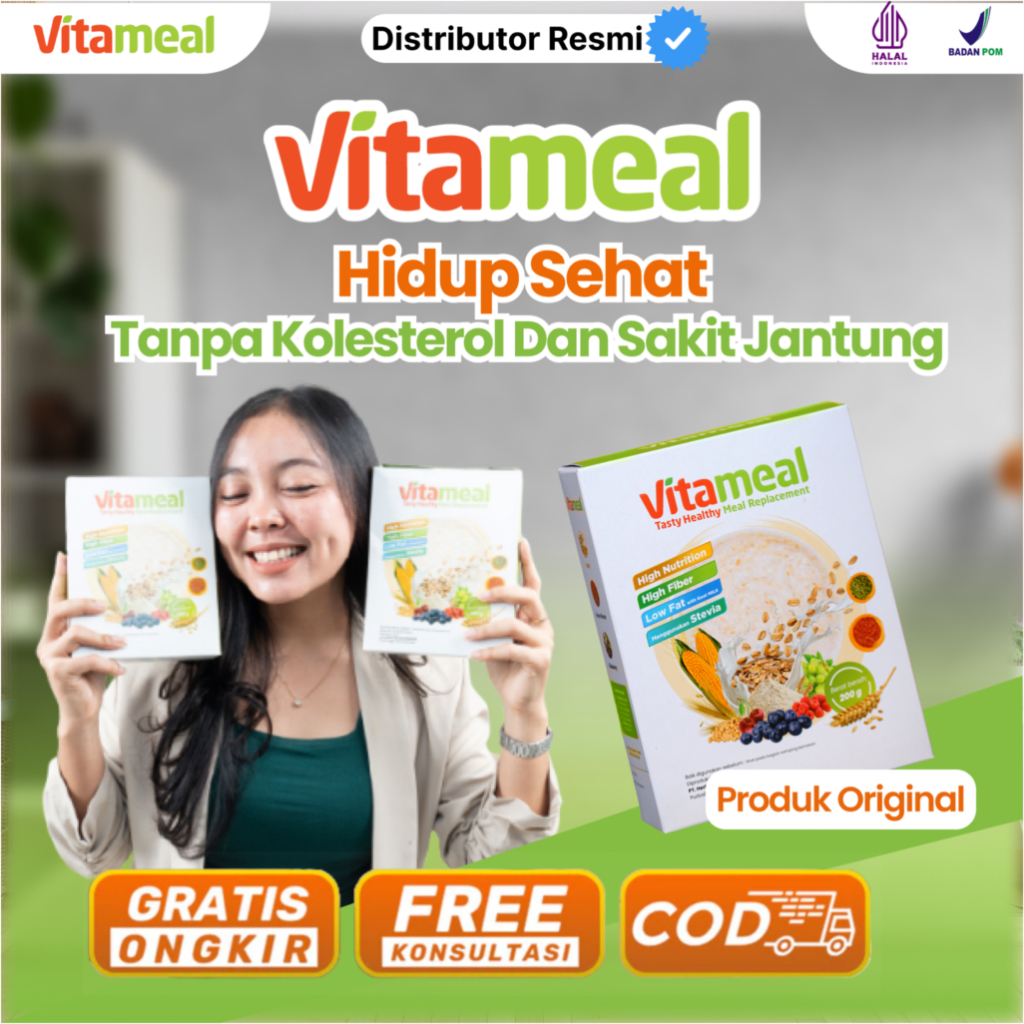 

[DISKON SEKARANG] VITAMEAL Sereal Sehat Multigrain Bantu Atasi Gula Darah Cegah Diabetes Kolesterol