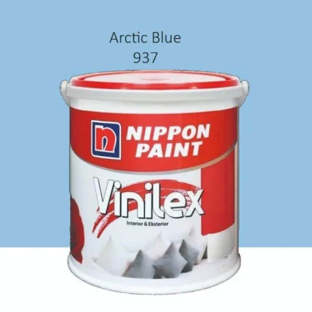Cat Tembok Vinilex Nippon Paint Interior & Eksterior 937 Arctic Blue