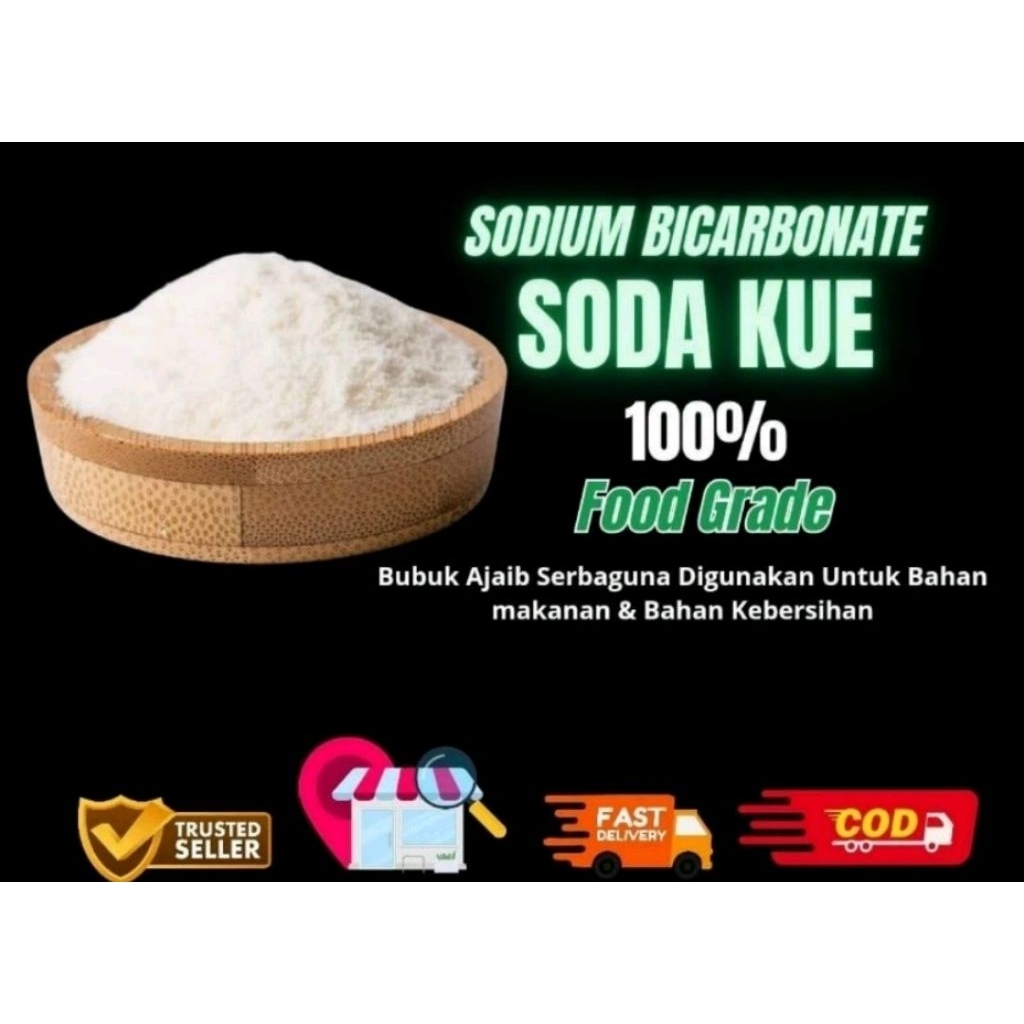 

Natrium Bicarbonate (1kg) / Sodium Bicarbonate / Soda Kue / Baking Soda