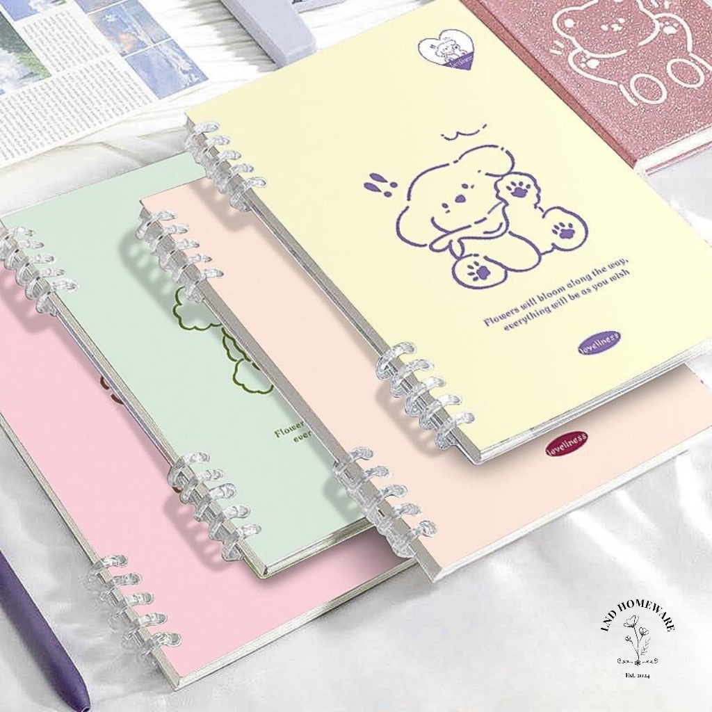 

Notebook / Buku Tulis / Blank Book A5, B5 / Diary / Loose Leaf / Note Pad Aesthetic Anak Sekolah, Kuliah & Kantor - LND HOMEWARE