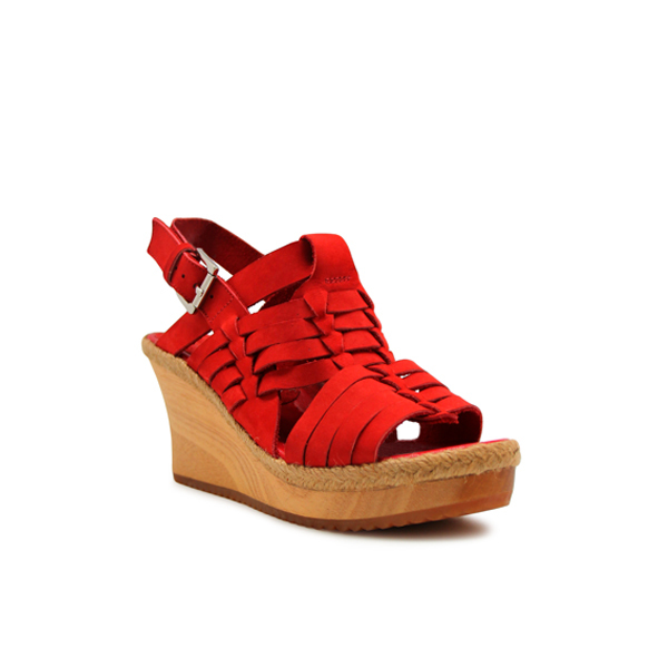 Natana Shoes (WEDGES) Elenoir - Red 8cm