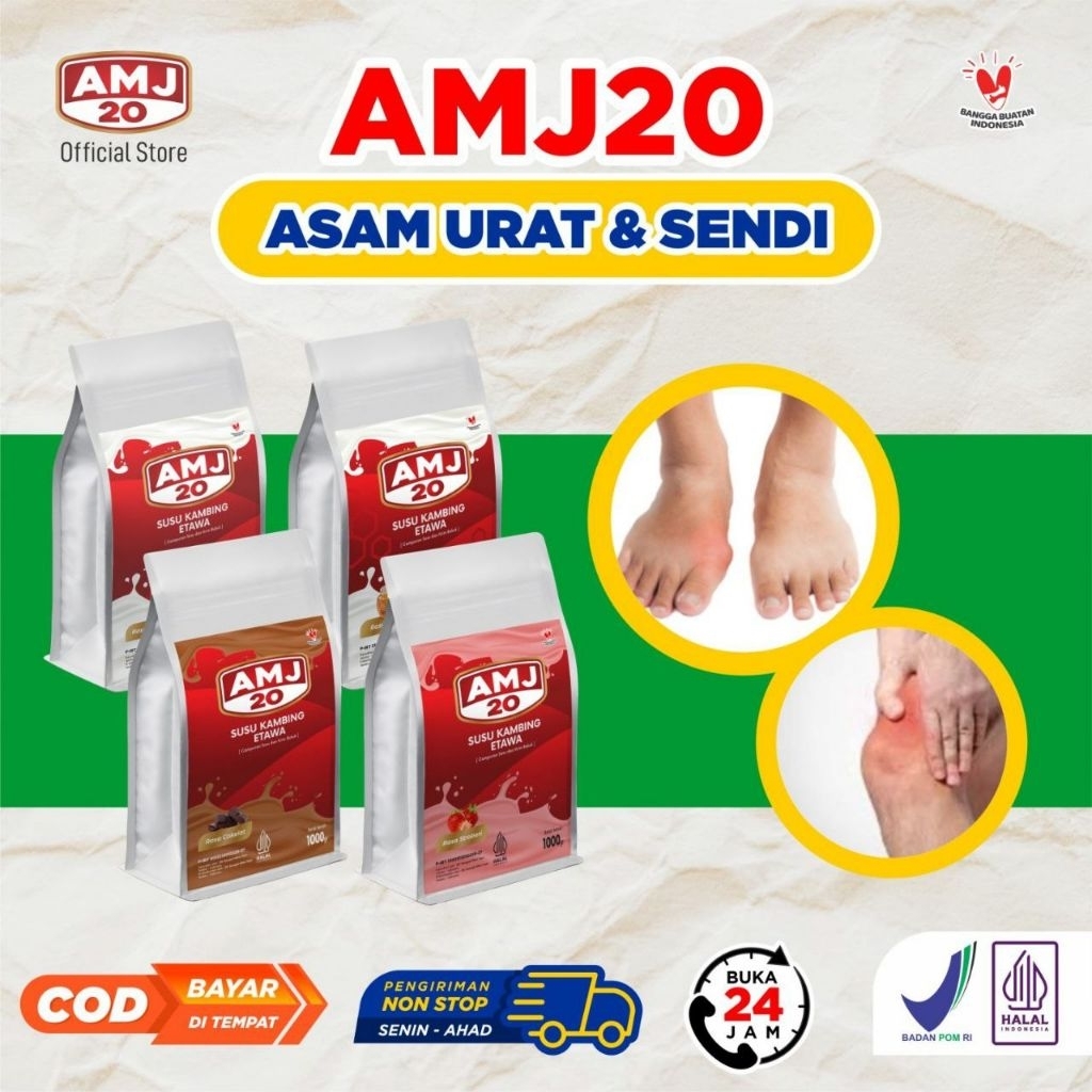 

[BISA COD] 1KG SUSU KAMBING ETAWA BUBUK AMJ rasa Madu Dairy Milk