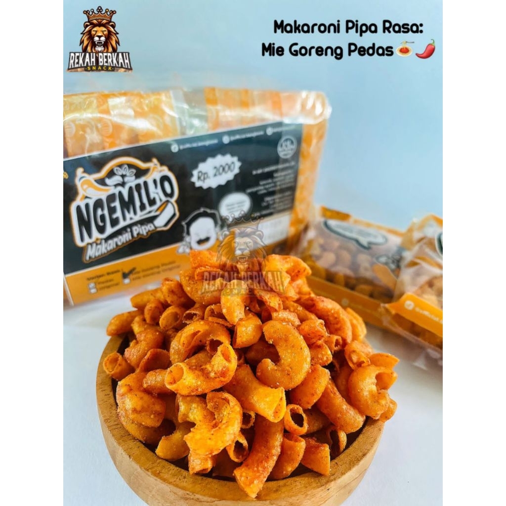 

Ngemilo Makaroni Pipa Rasa Mie Goreng