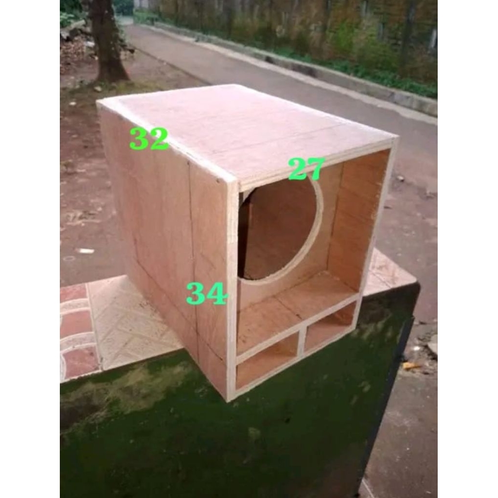 Box miniscoop 8 inch single triplek 12mm