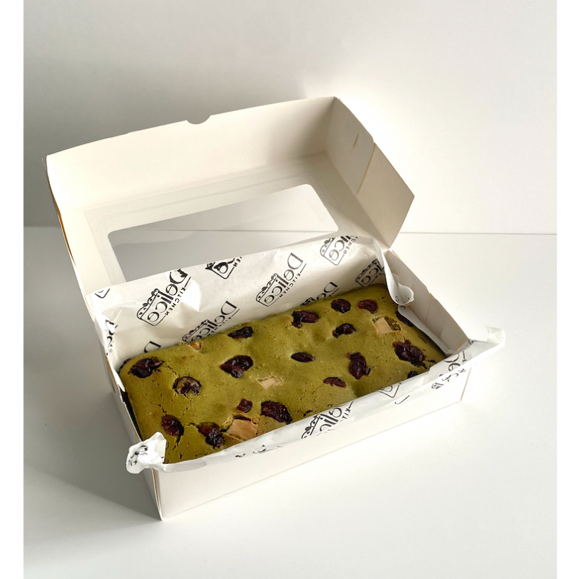

Blondie Matcha Berry - Brownies Matcha - Delice Kitchen