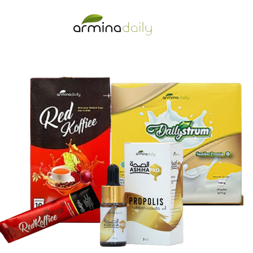 

bundling hemat susu red coffe dan propolis ashiha by armina daily