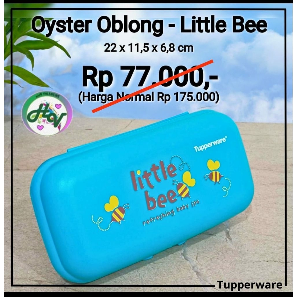 Tupperware Oyster Oblong Tupperware ORI
