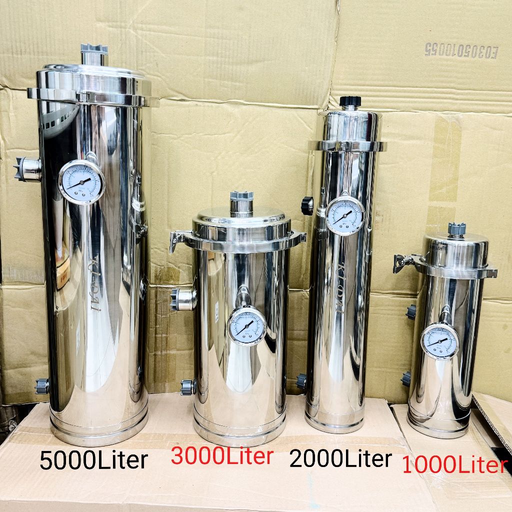 PVDF UF ULTRAFILTER 1000 / 2000 / 3000 / 5000 / 8000 / 15000 / 20000 / 25000 LPH DENGAN PRESSURE