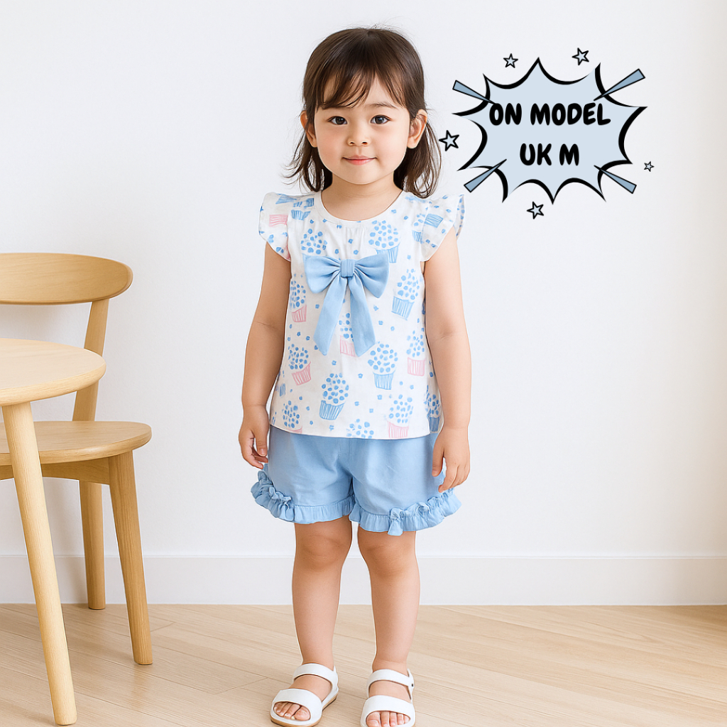 NAJWA - Setelan Anak Herra Motif / Baju Anak Perempuan / Setelan Anak / Baju Anak