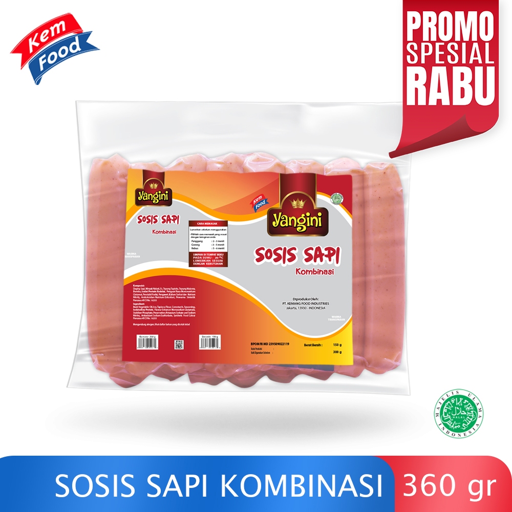 

Sosis Sapi Yangini 300gr {Promo Rabu}