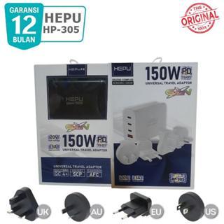 HEPU HP-305 Universal Charger Adapter SUPER FAST CHARGER 150w Gan PPs PD 3.0 QC 4+ AFS SCP | Charger