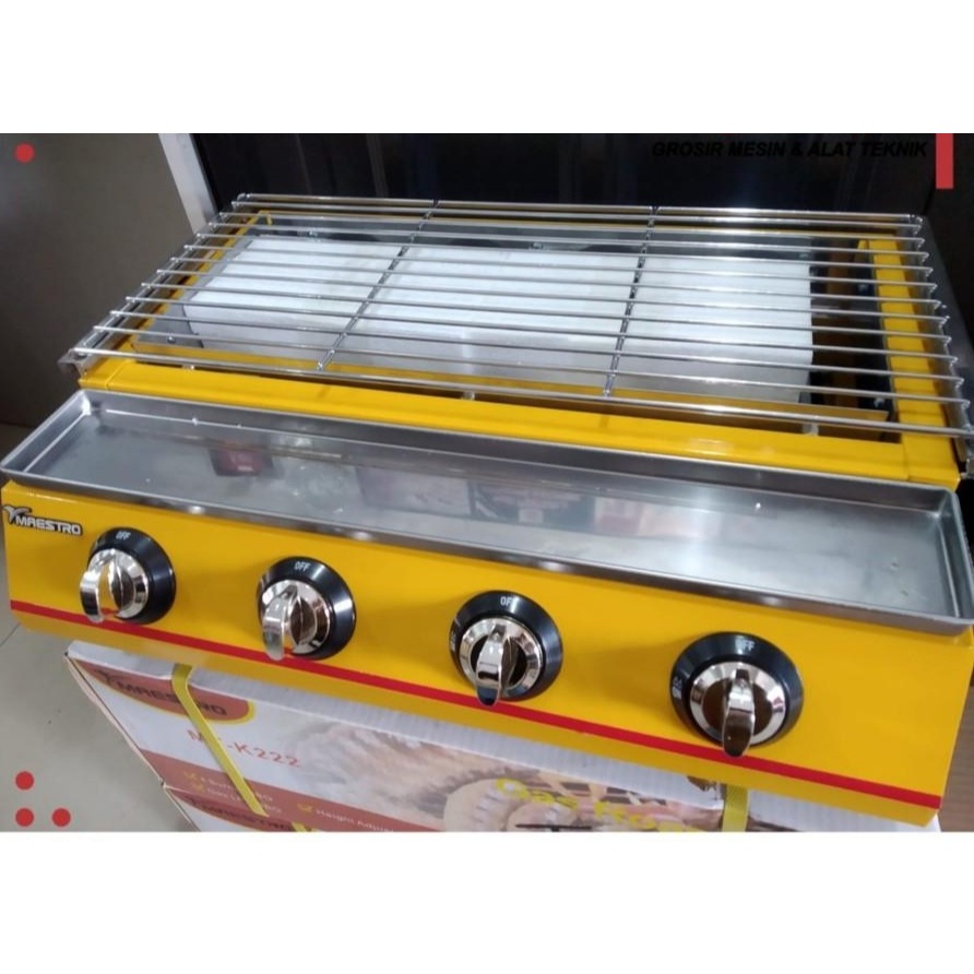 MAESTRO Roaster 4 Tungku Pemanggang Bakso Sosis 4 Tungku - 4 Tungku