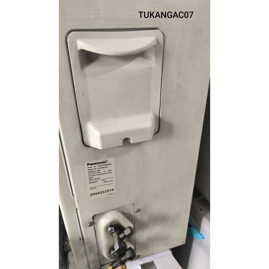 Tutup terminal Outdoor AC Panasonic Body kecil / Panasonic Roti R22 1/2 - 1pk