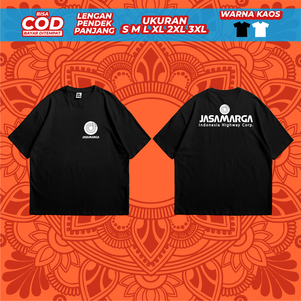Kaos Pria Jasa Marga Baju Tshirt Murah Distro