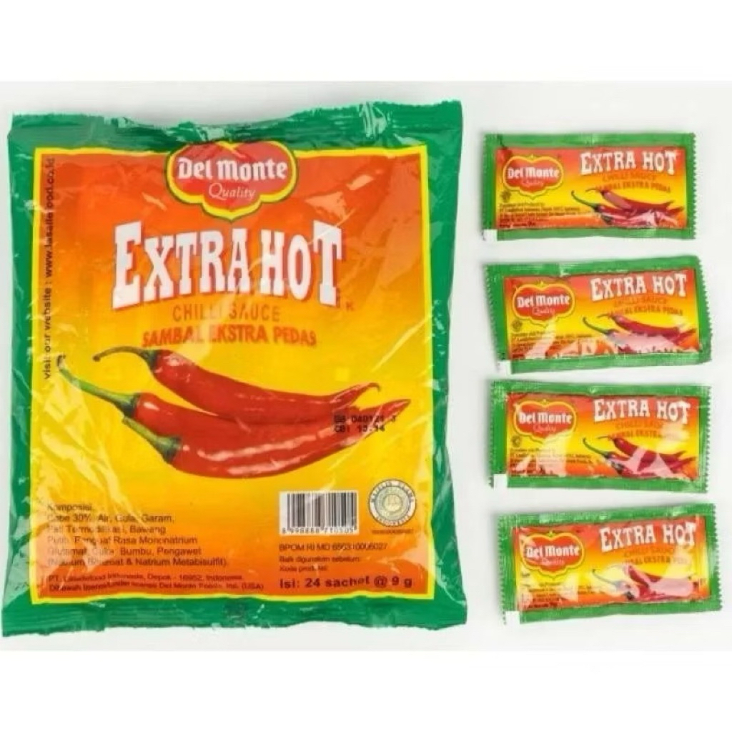 

DEL MONTE SAUSCE CHILI EXTRA HOT 24x9/8g.