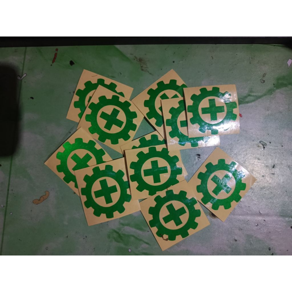 

stiker logo K3 keselamatan kerja