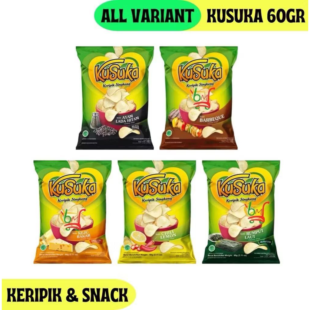 

Kusuka Keripik Singkong - Snack Kerupuk Singkong