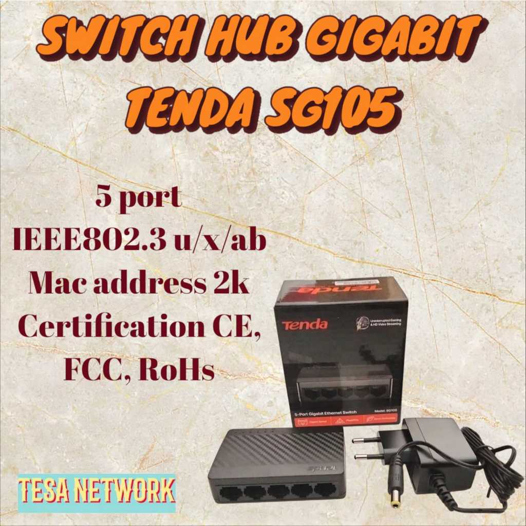 SWITCH GIGABIT TENDA 5PORT & 8PORT GIGABIT ETHERNET