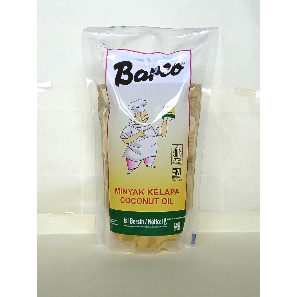 

Barco Minyak Goreng Kelapa Barco 1Liter/1000ml Pouch Coconut Oil/Barco Minyak Kelapa Refill 1liter