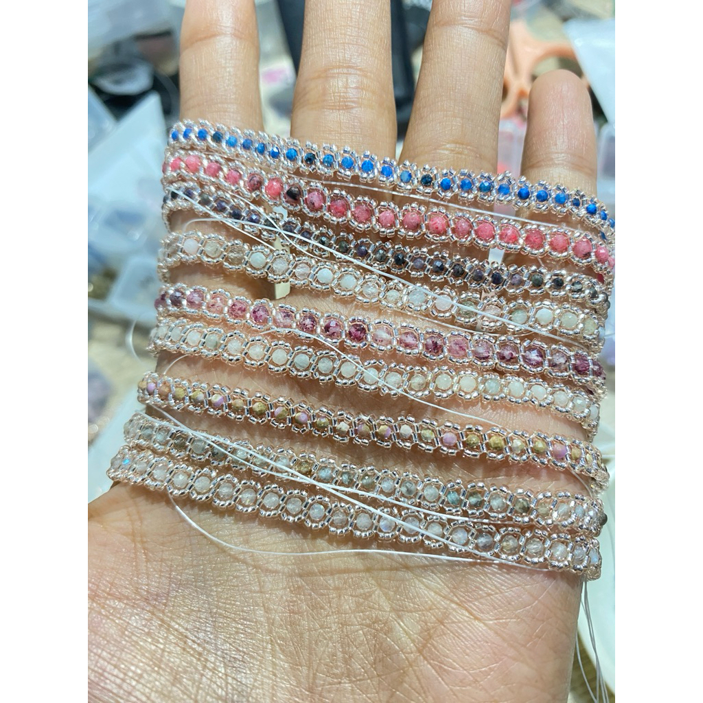 gelang batu alam 2mm