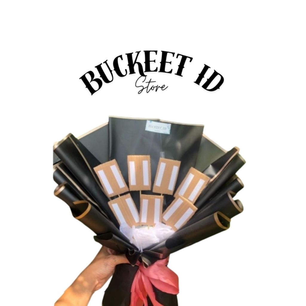 

( TERMURAH) BUKET SNACK , BUKET MURAH KOPI DLL TINGGAL TEMPEL / 5 7 10 SLOT HADIAH COWO4