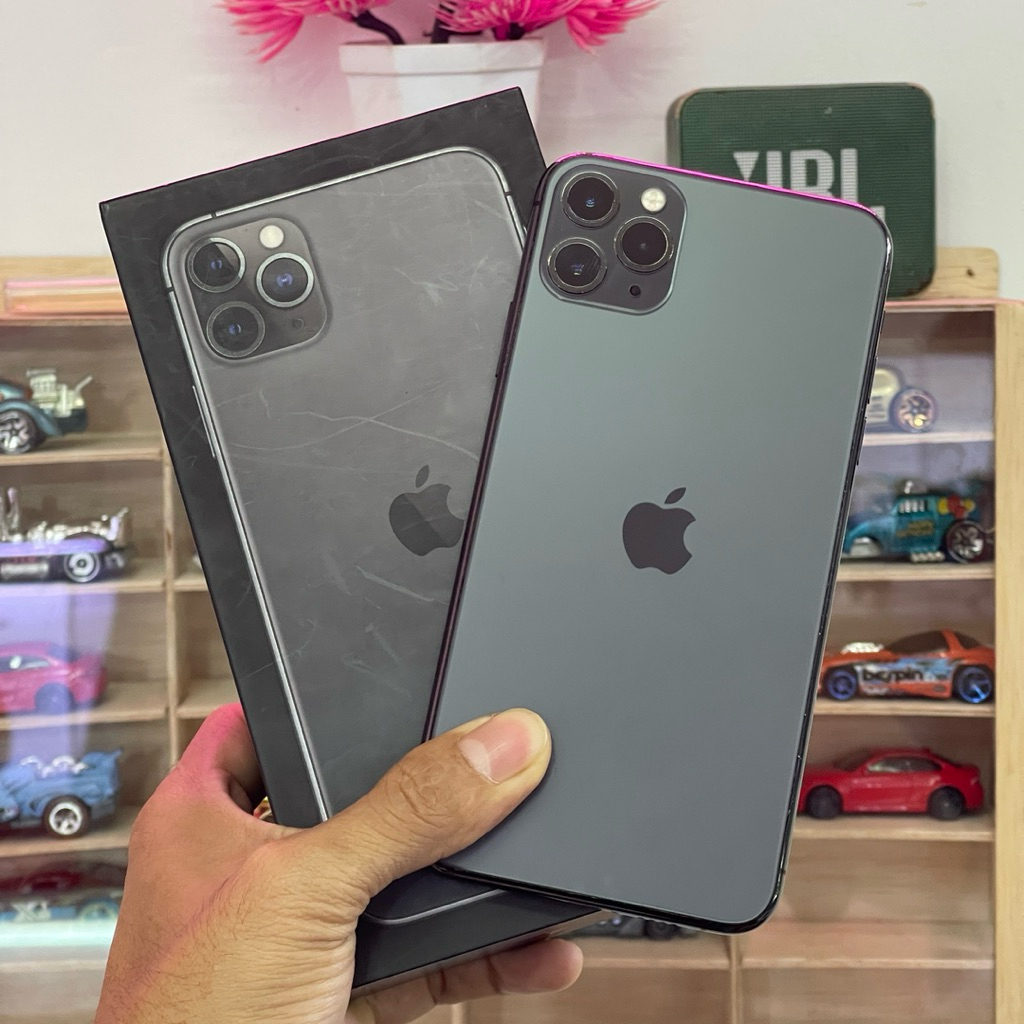 Iphone 11 promax 256gb space grey second iBox