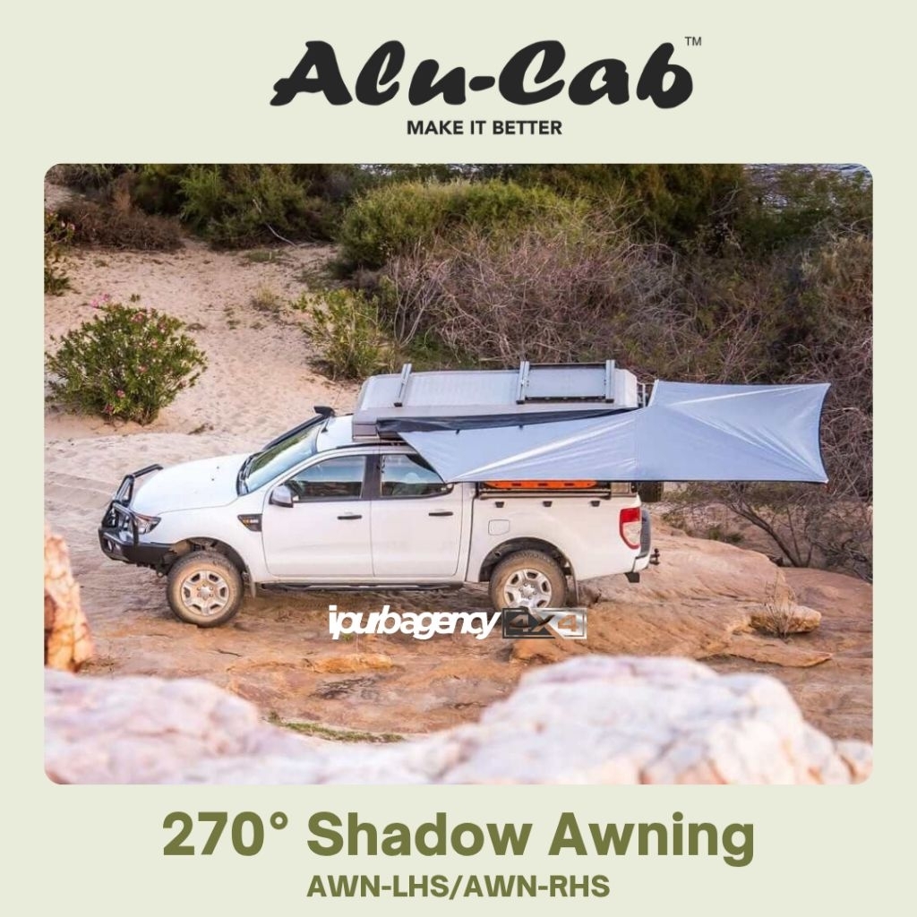 Tenda Samping Mobil Camping/Outdoor - Alucab 270° Shadow Awning AWN-LHS/AWN-RHS