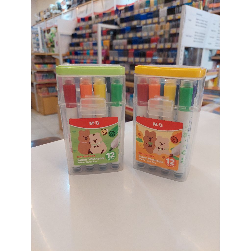

M&G KIKI QUOKKA SUPER WASHABLE WATER COLOR PEN 12 Color
