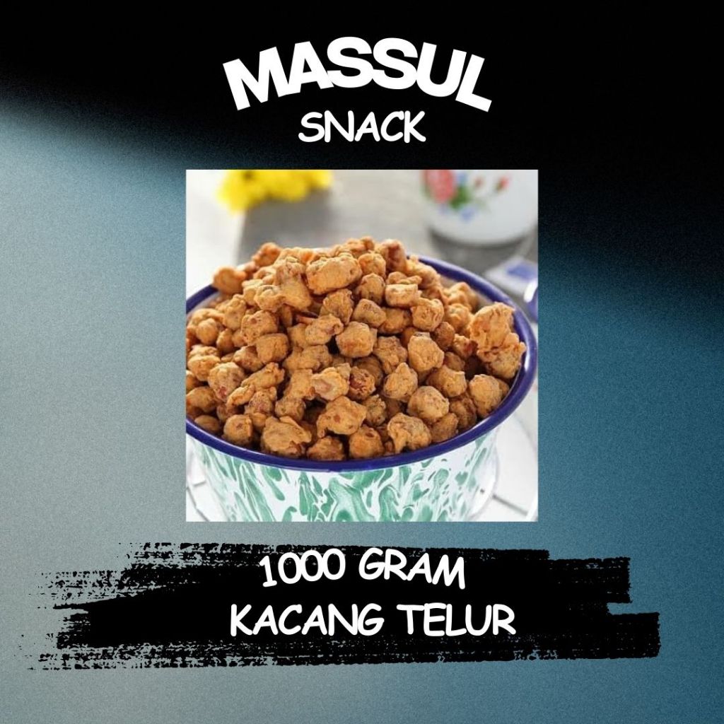 

[1000 gram] Kacang Telor Kribo Medan Renyah Krispi