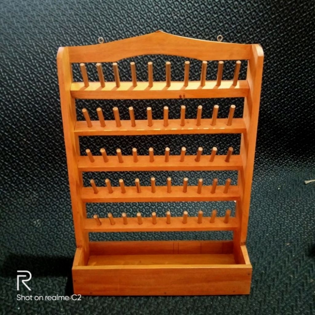 (TERMURAH) Rak BENANG jahit / rak benang jahit atau tempat benang jahit isi 50 benang