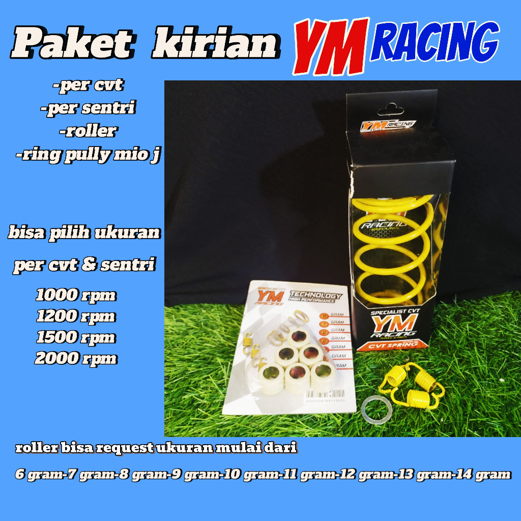 PAKETAN CVT BEAT KARBU / BEAT FI / BEAT ESP / BEAT DELUXE / BEAT STREET/  YM RACING