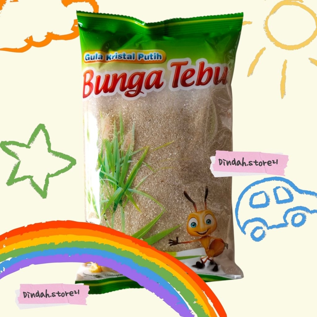 

Gula Pasir Bunga Tebu 500 gr / Gula Kristal Putih Murah