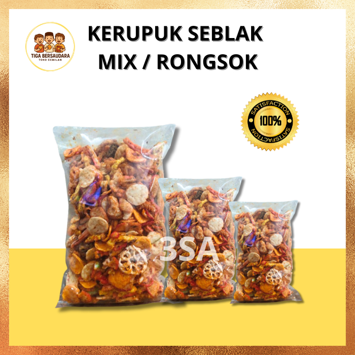 

Kerupuk Seblak Mix Pedas Gurih | Camilan Khas Bandung