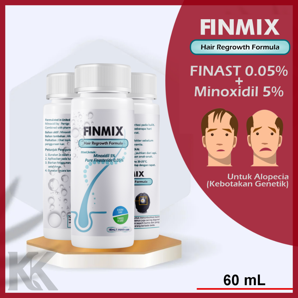 Finmix - Minoxidil Finas (Serum Untuk Kebotakan Pria)