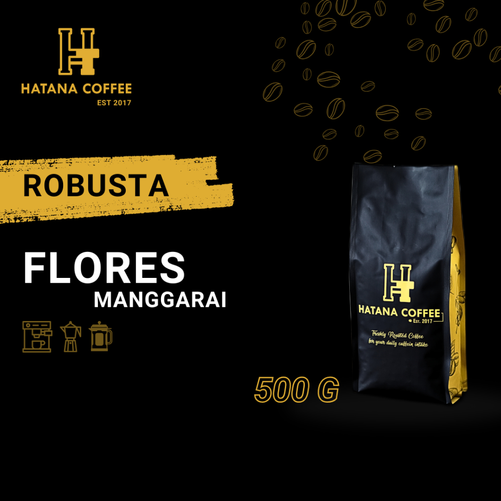 

Kopi Robusta Flores Manggarai 500 Gram | Hatana Coffee