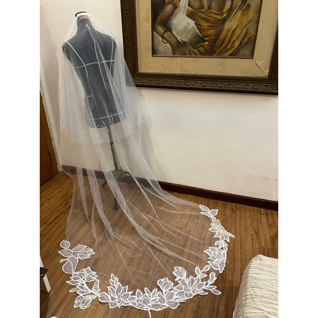 Sarkara wedding veil 87 bunga teratai