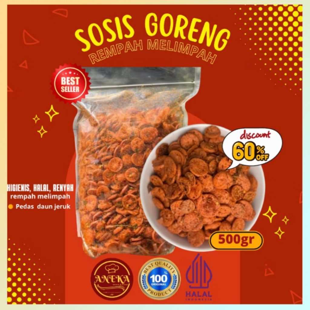 

Sosis Goreng Pedas Daun Jeruk Purut Bumbu Melimpah/sosreng viral