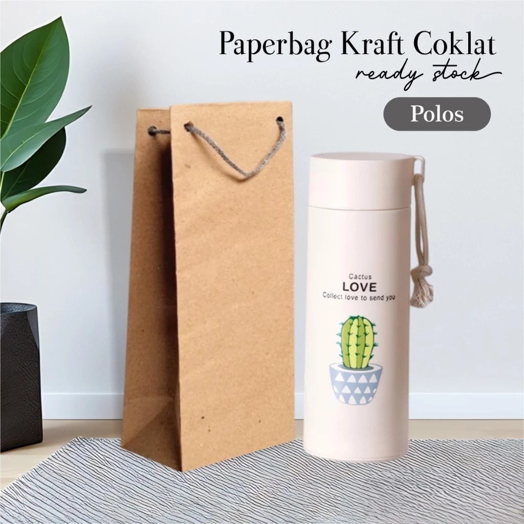 

PAPER BAG KRAFT POLOS READY STOCK ECERAN - TAS SOUVENIR PERNIKAHAN, HAJATAN KRAFT COKLAT MURAH