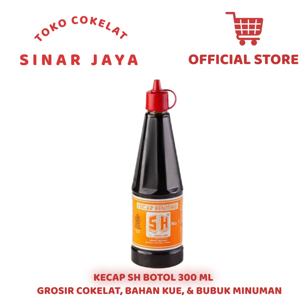 

Kecap Manis SH Benteng Botol 300 ml - Kecap Benteng SH (Siong Hin) Original