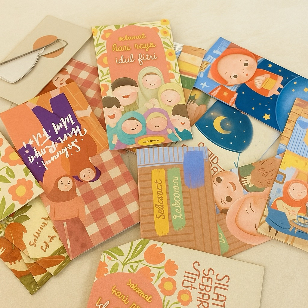 

(ISI 10pcs) Amplop Lebaran 2026| Amplop Idul Fitri Baru Littlewshouse