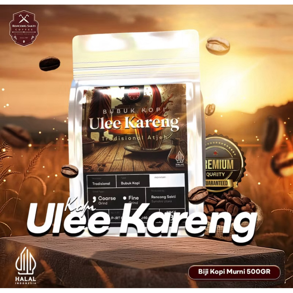 

Kopi Ulee Kareng No. 1 Asli Aceh Arabika Premium 500gr