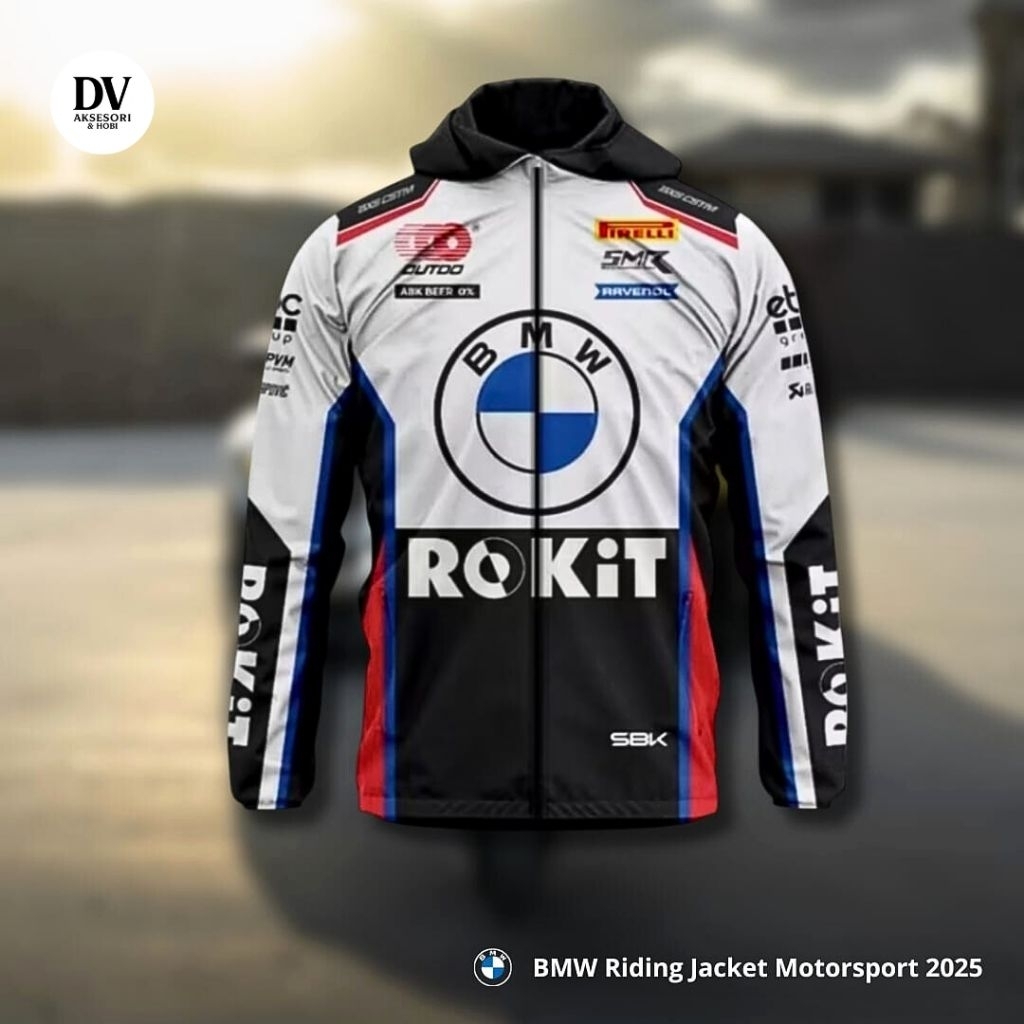 Jaket BMW Original Model Sporty – Bahan Premium, Nyaman & Keren | Jaket Motor Pria Otomotif