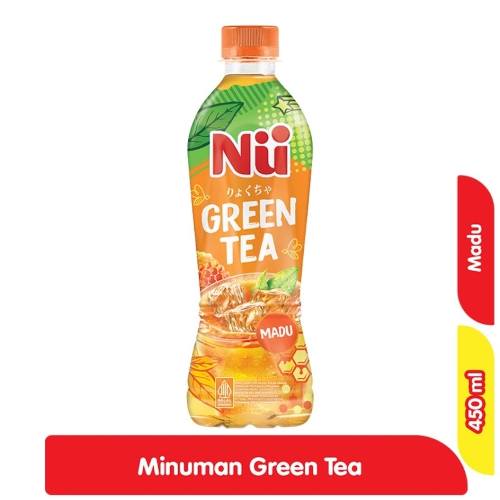 

NU GREEN TEA MADU 450ML (ISI 24 PCS)
