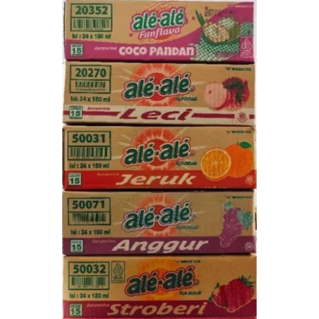 

ALE ALE 1 Dus isi 24 Gelas