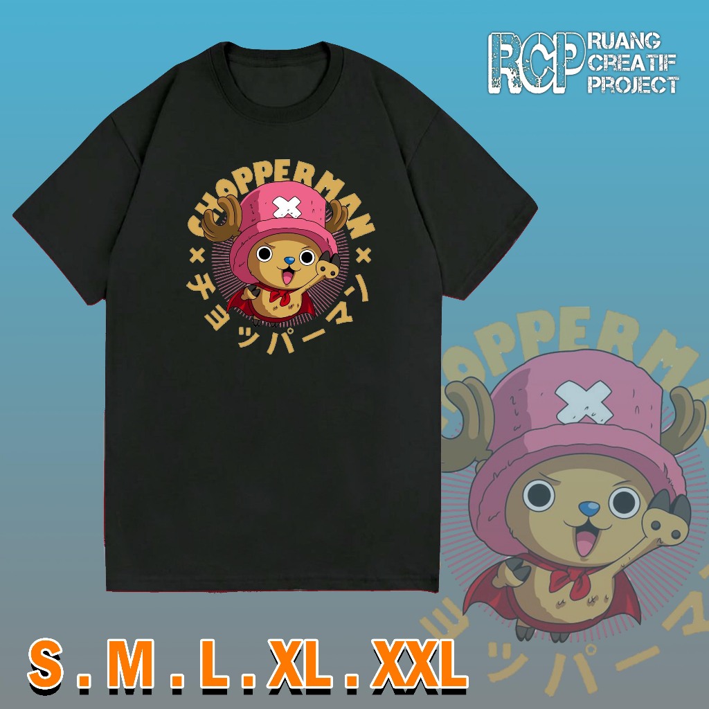 KAOS CHOPERMEN / KAOS ANIMASI / CHOPPER LUCU / DESIGN CHOPPER