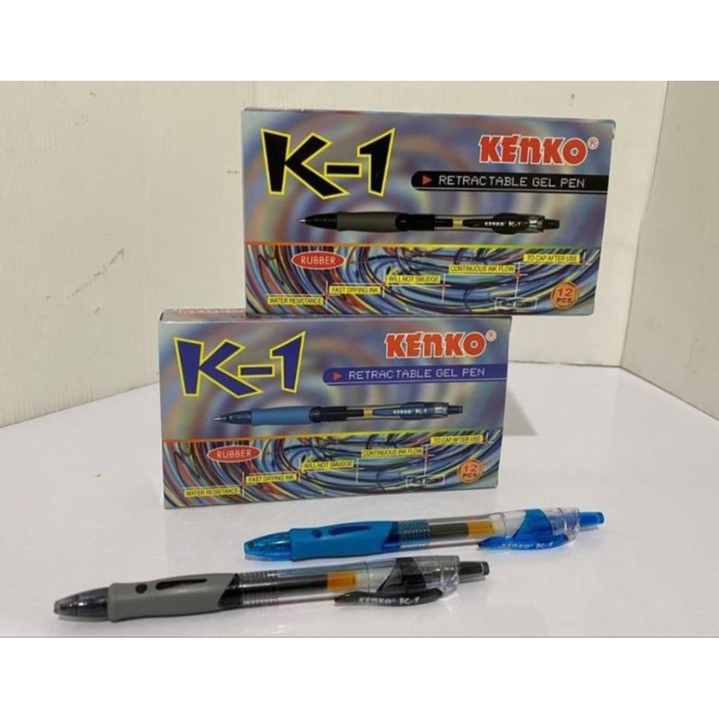 

pulpen kenko K1 gell pen 0.5mm 1 pak 12pcs