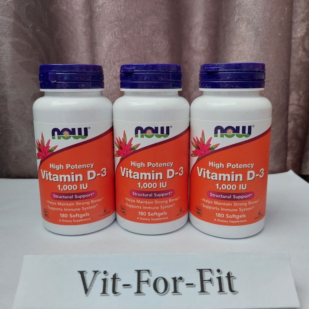Now D3 1000 iu || D3 1000iu || D-3 1,000 iu || 180 softgels