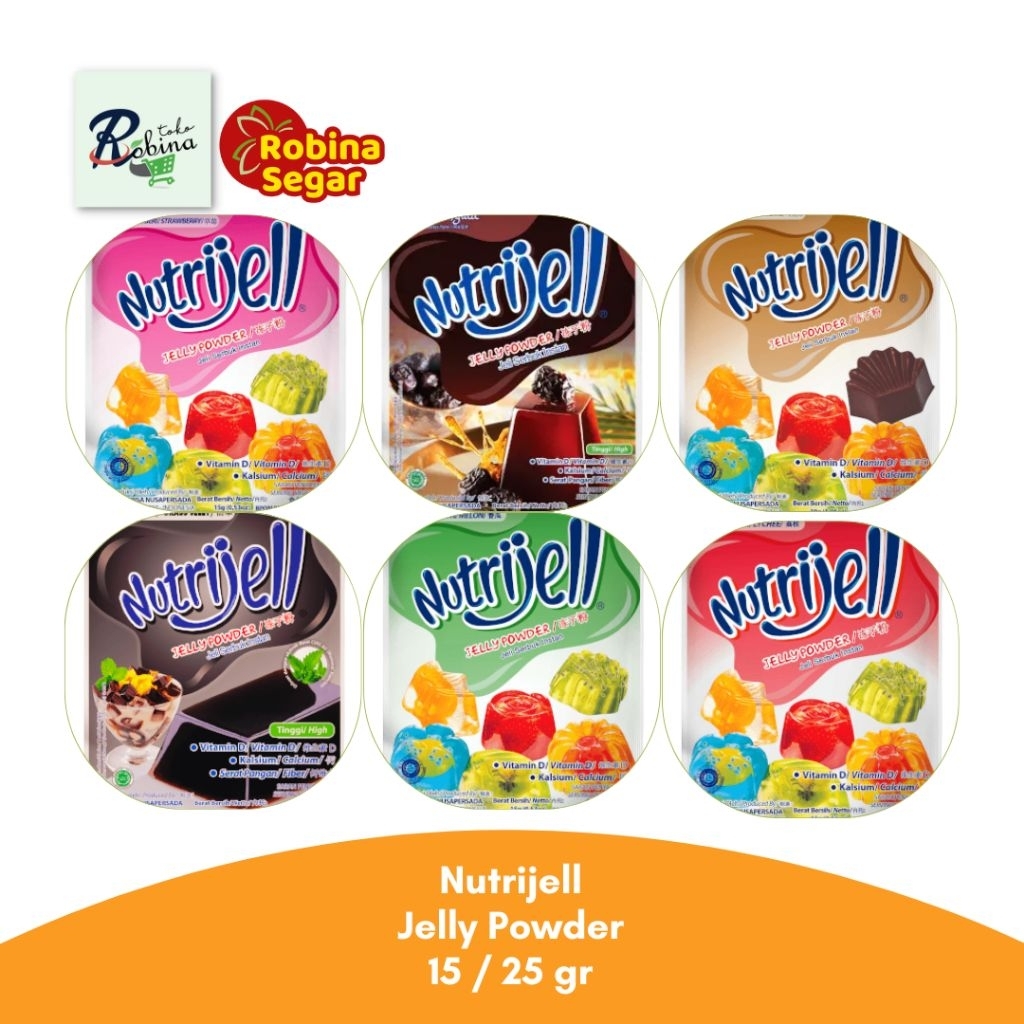 

Nutrijell Jelly Powder Agar Jeli Serbuk Instan