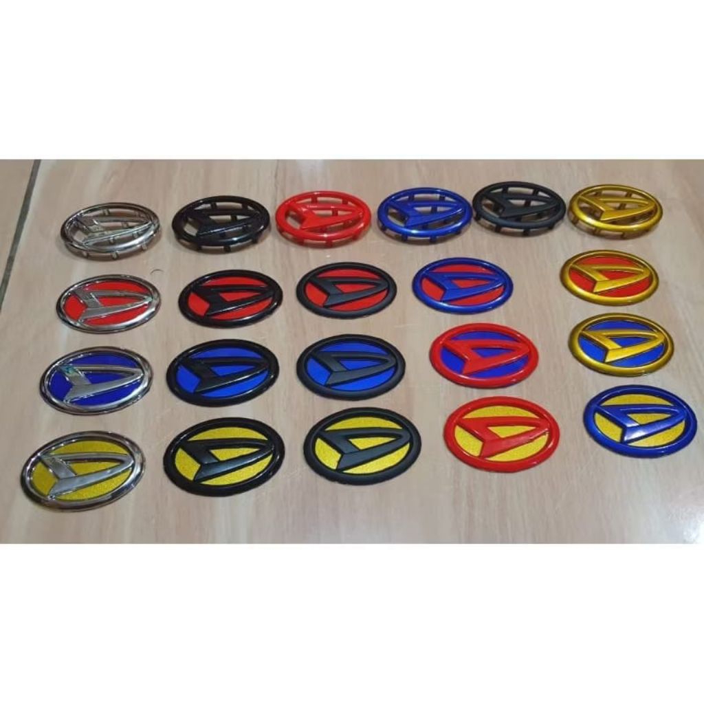 Emblem Logo Depan Daihatsu Ayla 2013-2015 2019-2022 Rush Lama 2008-2015 Logo Belakang Ayla Sigra Xen