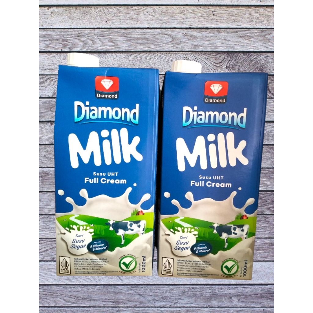 

Diamond Milk Susu UHT Full Cream 1L